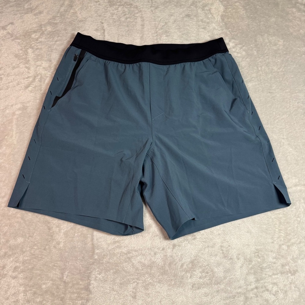 NWOT Ten Thousand Mens The Interval 7 inch Short Bike L Blue Unlined